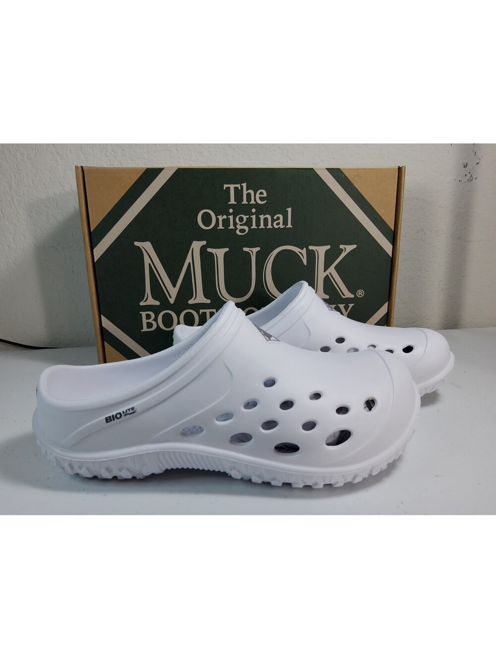 Muck Boot Company Muckster Lite Clog White Women’s Size 6 Comfort Garden Work - Picture 6 of 10